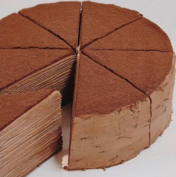 Chocolate Mille Crepes (slice)